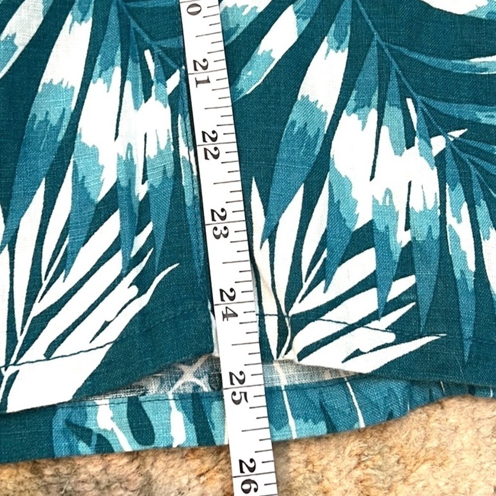 C&C California, Linen, Yacht-Wear Palazzo, Wide Leg Pants, Elastic Back Waist,L - Picture 5 of 14